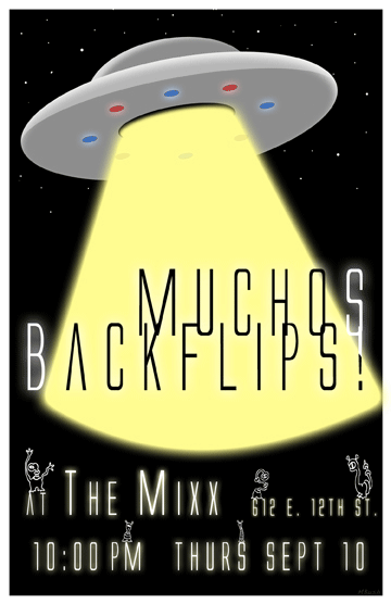 ufo poster for band